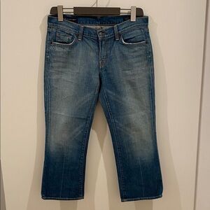 Citizens Of Humanity cropped Blue low waisted Jeans